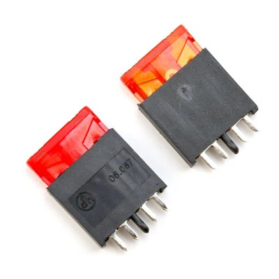 Suporte de fusível ATO para montagem em PCB de 4 pinos