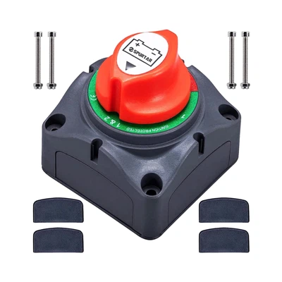 Isolador de desconexão do interruptor mestre da bateria de 4 posições