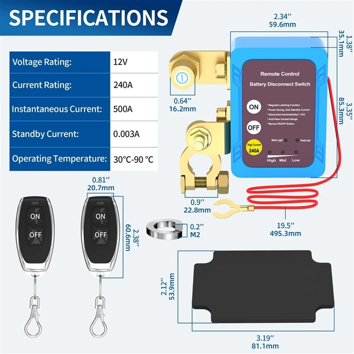 240A Battery Isolator Switch